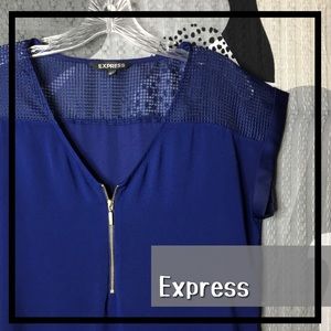 EXPRESS • Net Shouldered Blouse